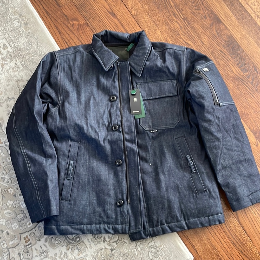 G-star denim puffer jacket